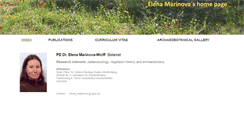 Desktop Screenshot of elenamarinova.net